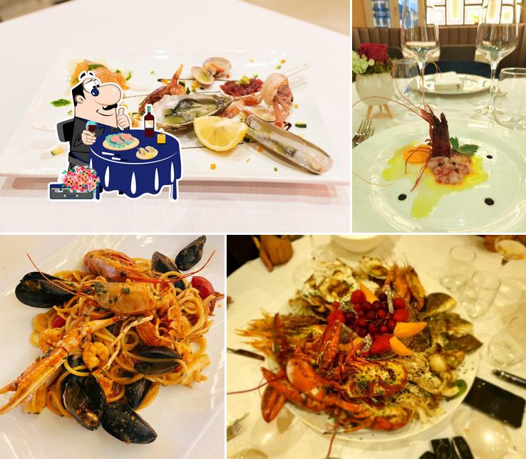 Ordina tra i molti prodotti di cucina di mare disponibili a Golden Hall Restaurant