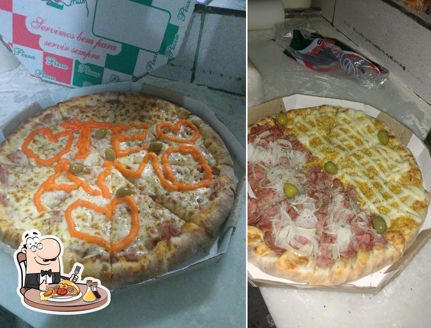 No Pizzaria Bella Italia, você pode provar pizza