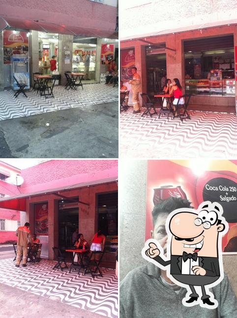 O interior do Alex Doces e Salgados