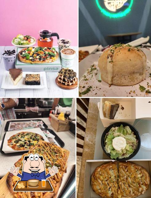 Food at My Tea Chapel- Pinsa Pizza & Waffles