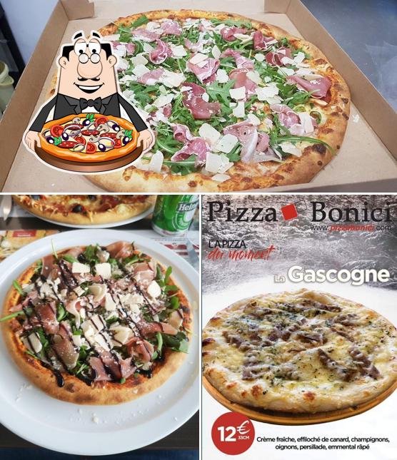 Choisissez des pizzas à Pizza Bonici Rouffiac