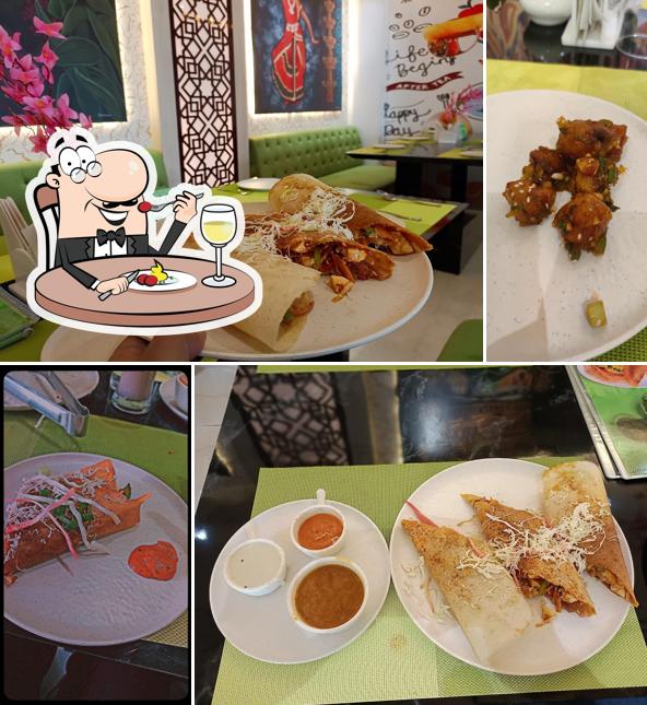 Food at The Nikhar Lounge