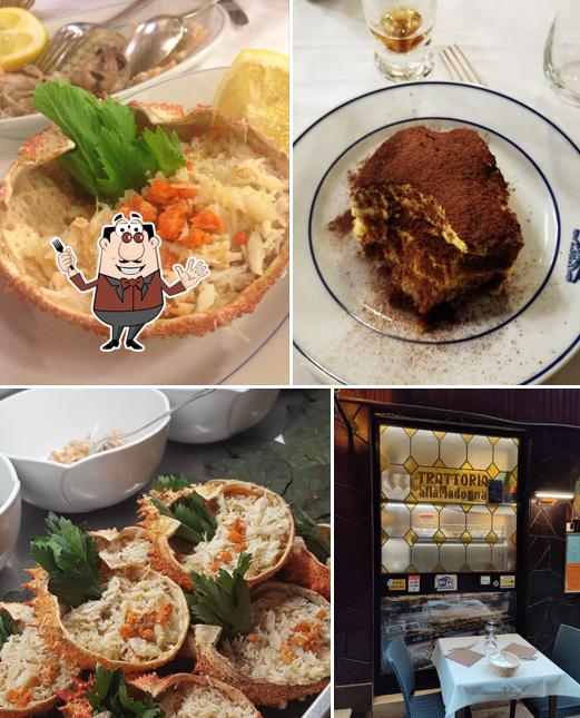 Cibo al Trattoria alla Madonna