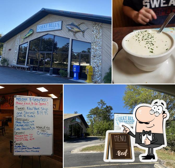 Corky Bell's Seafood & Steaks in Fleming Island Restaurant menu and
