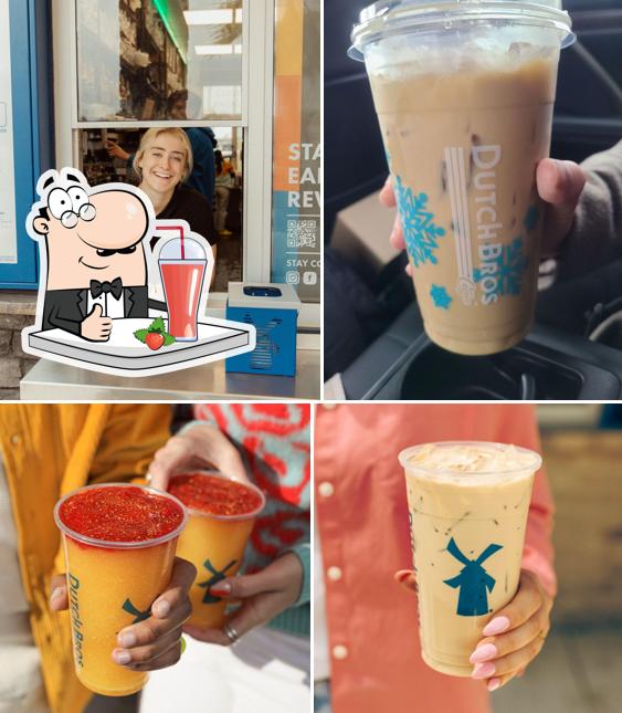 Enjoy a drink at Dutch Bros Coffee