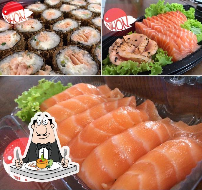 Comida em Nihon Culinária Japonesa .'