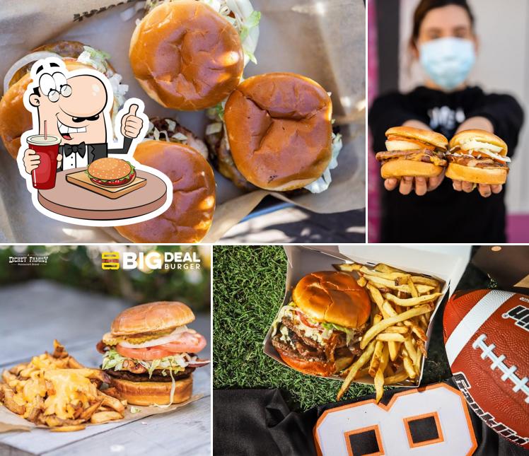 Big Deal Burger, 4610 N Central Expy in Dallas Restaurant menu and