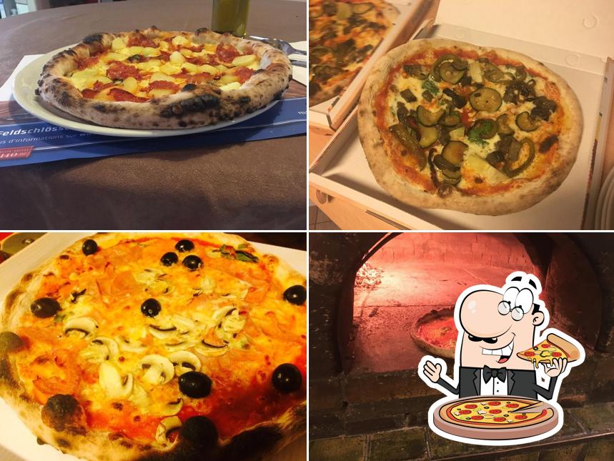 Scegli tra le svariate varianti di pizza