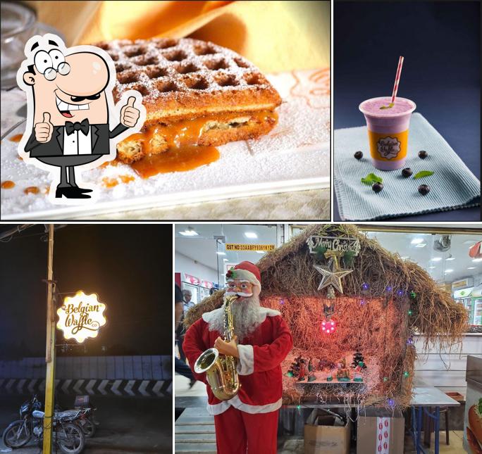 Look at the pic of The Belgian Waffle Co