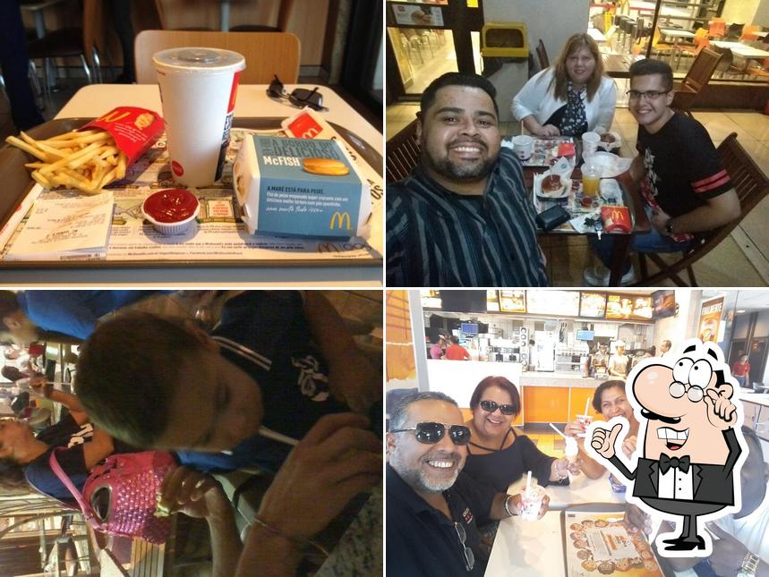 O interior do McDonald's