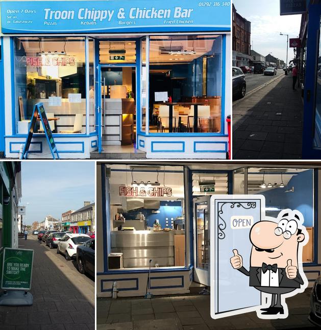 Look at this image of Troon Chippy And Chicken Bar