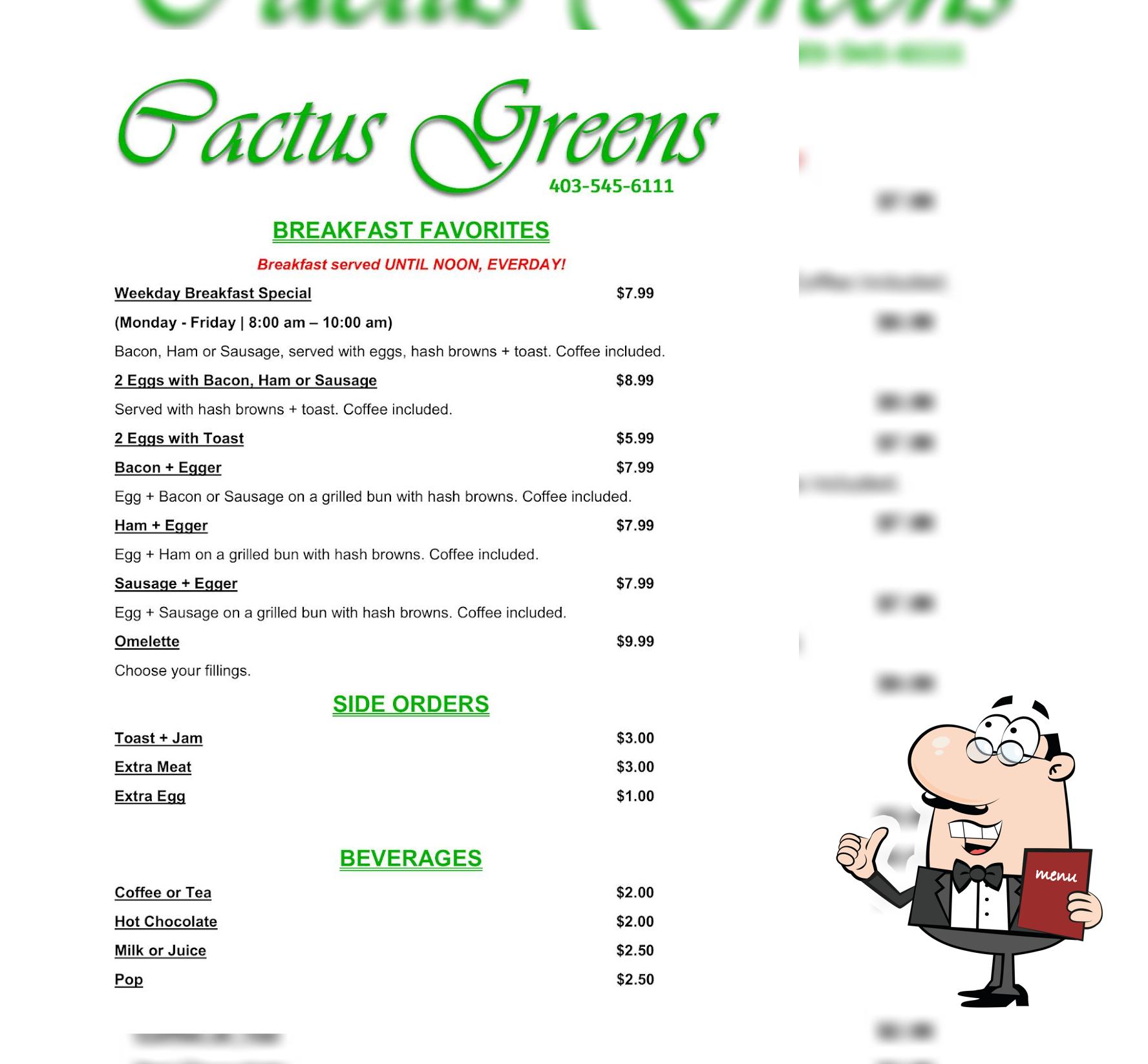 Cactus Greens Restaurant