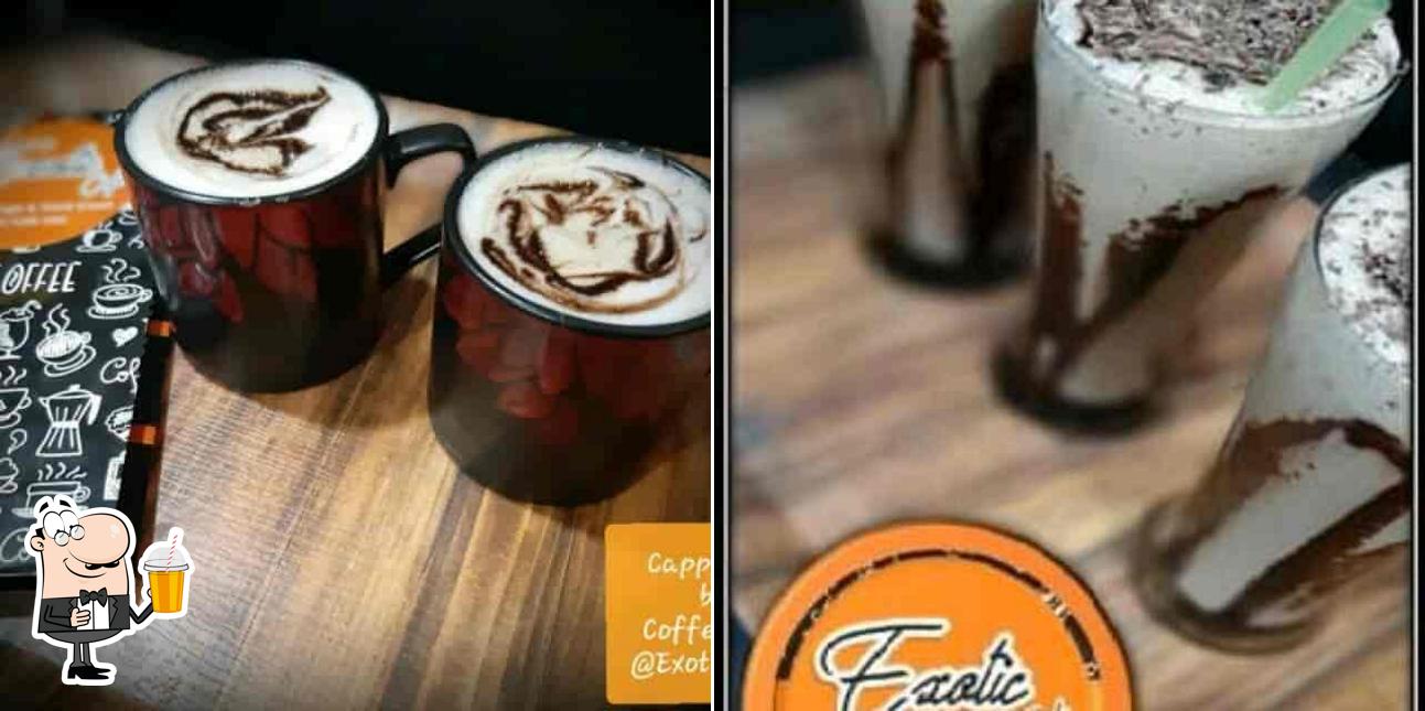 Enjoy a drink at Exotic Cafe
