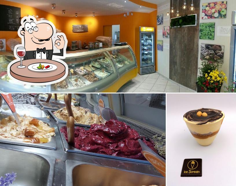 Ice Scream #gelatodaurlo si caratterizza per la cibo e bevanda