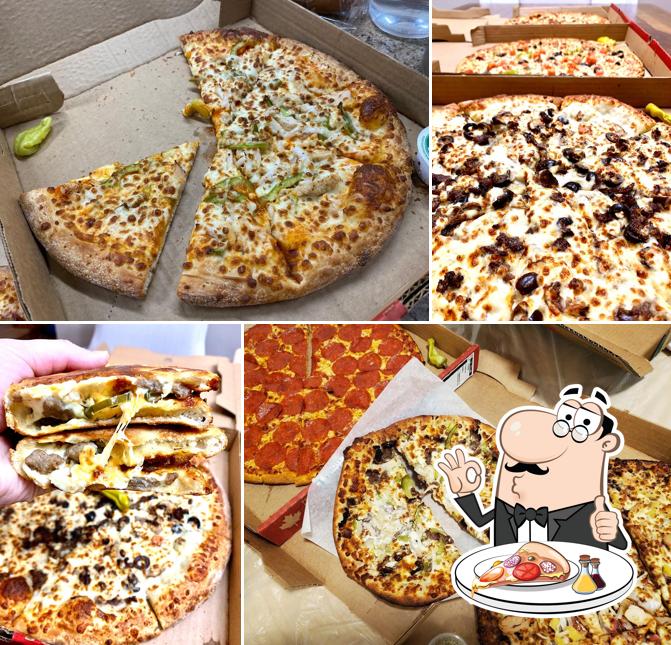 At Papa Johns Pizza, you can enjoy pizza