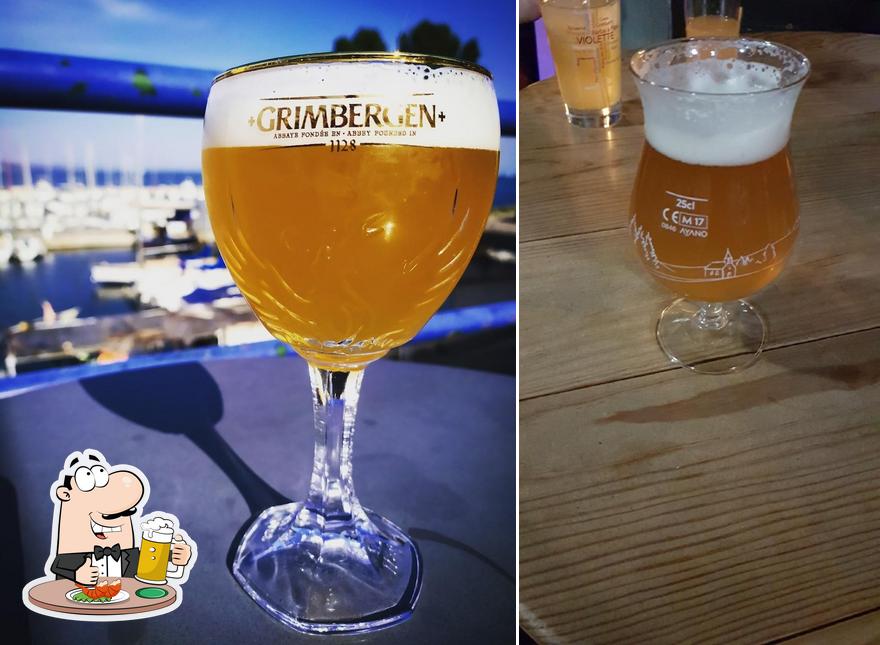 Commandez un verre de bière blonde ou brune