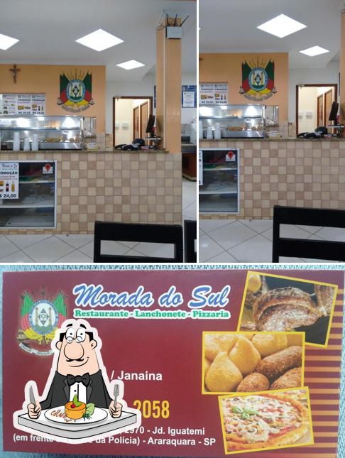 Comida em Restaurante e Pizzaria Morada do Sul