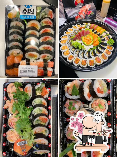 Les sushi sont disponibles à Chan Pich Sushi