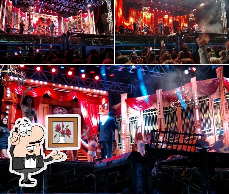 O interior do Exapit Recinto de Exposições Agropecuária de Tupã