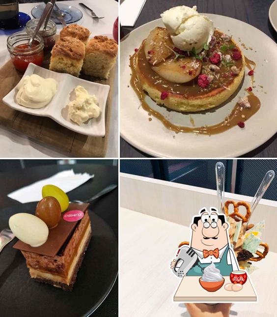 Zumbo Café offers a selection of desserts