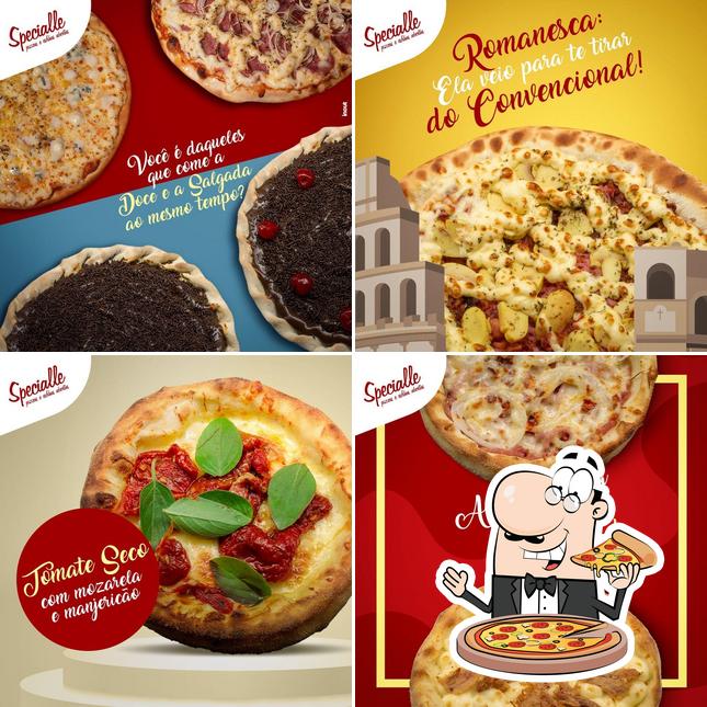 Consiga diversos variedades de pizza