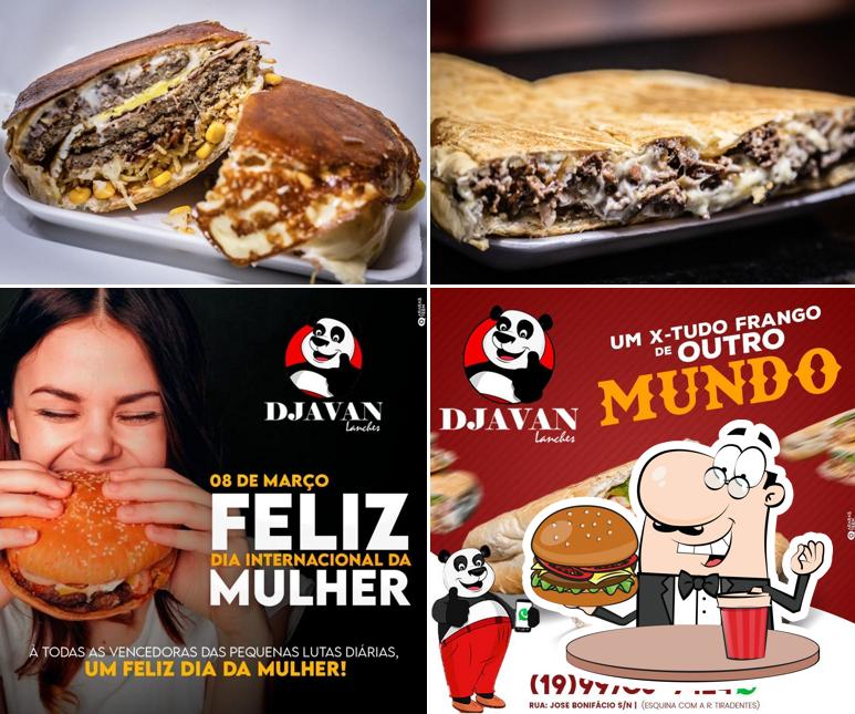 Experimente um hambúrguer no Djavan Lanches