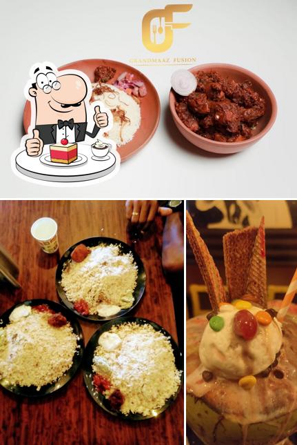 GRANDMAAZ FUSION offers a number of sweet dishes
