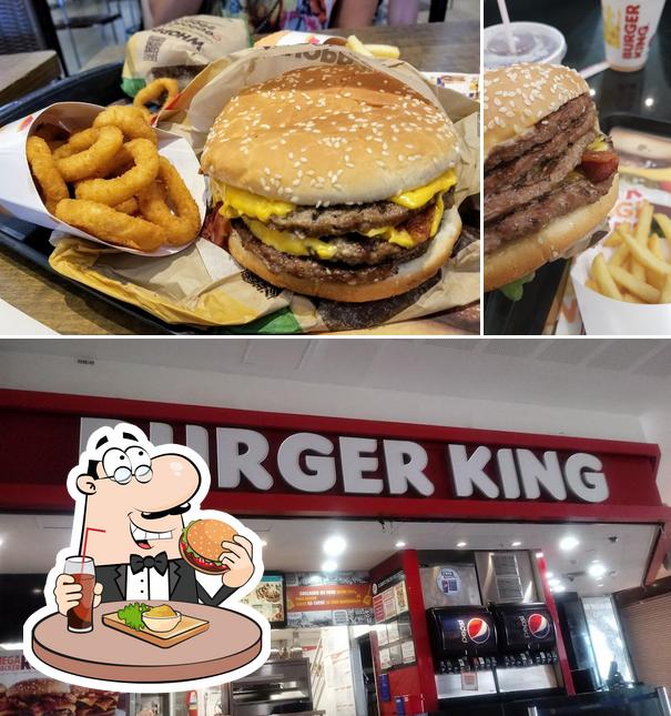 Os hambúrgueres do BURGER KING irão saciar uma variedade de gostos