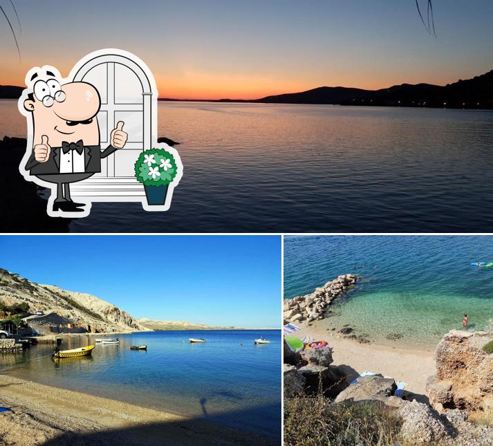 Puoi goderti l'aria fresca da seduto all'esterno di Beach bar Sunset