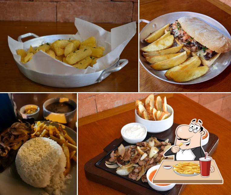 Batata frita em Caiçara Beach Bar