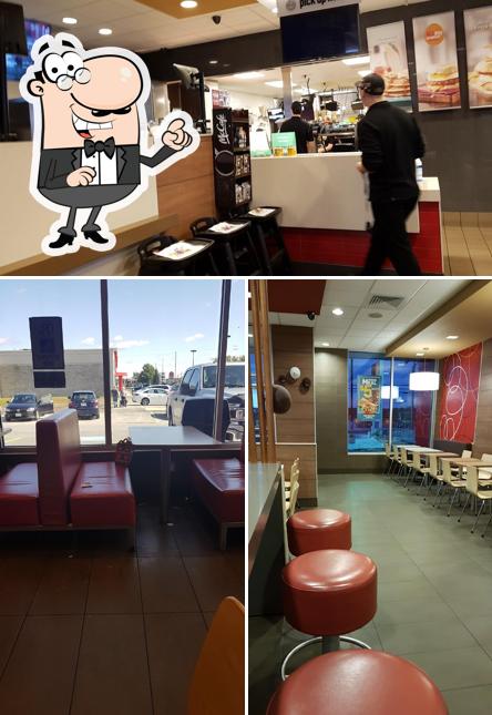 L'intérieur de McDonald's