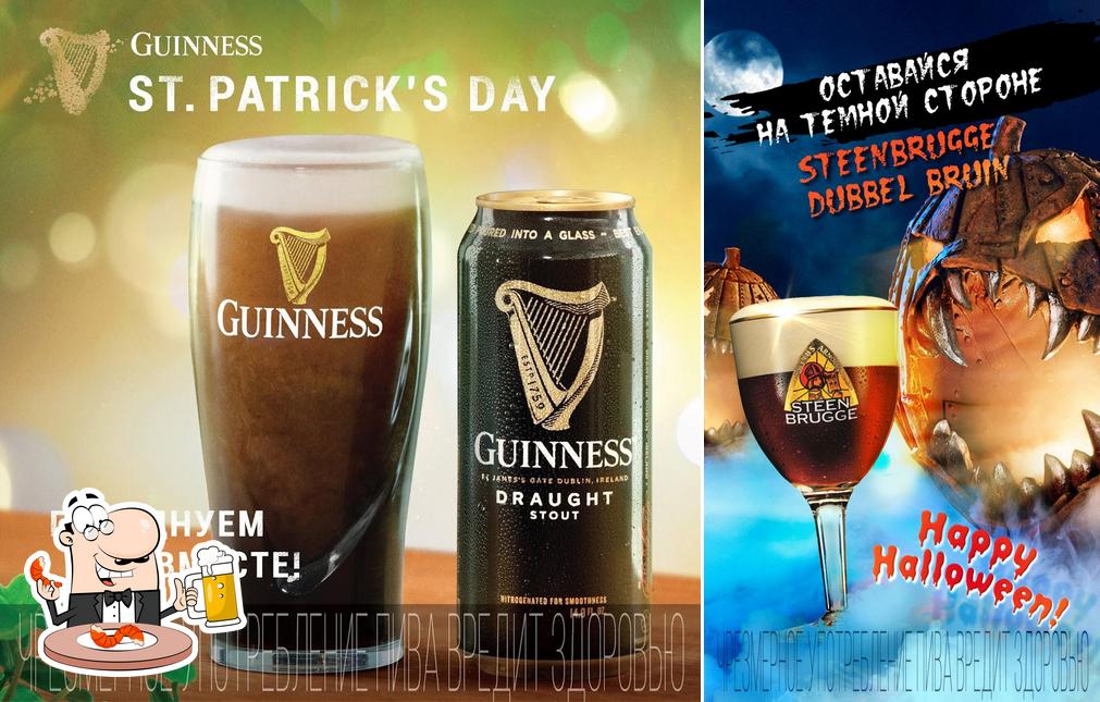 "ПАБ Ирландец" предоставляет гостям широкий выбор сортов пива