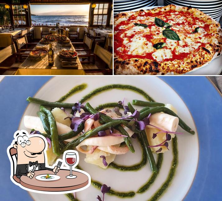 Cibo al Ristorante Pizzeria Golf Beach