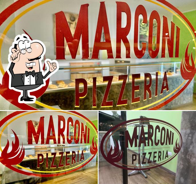 El interior de Pizzeria Marconi