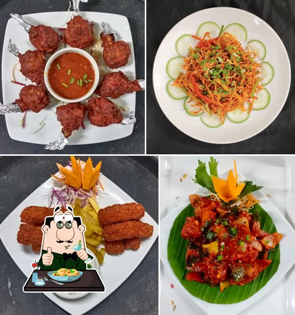 Food at Kings Q Sports Bar