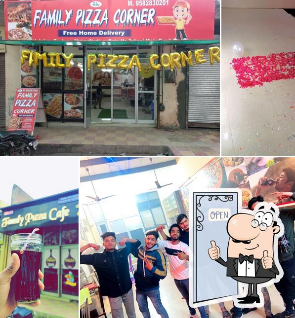 Family pizza corner