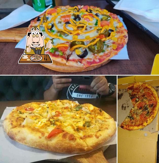 Get pizza at DJ's Pizza & Pasta