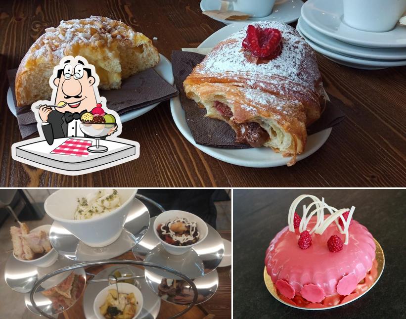 Creazioni Caffè serve un'ampia varietà di dessert