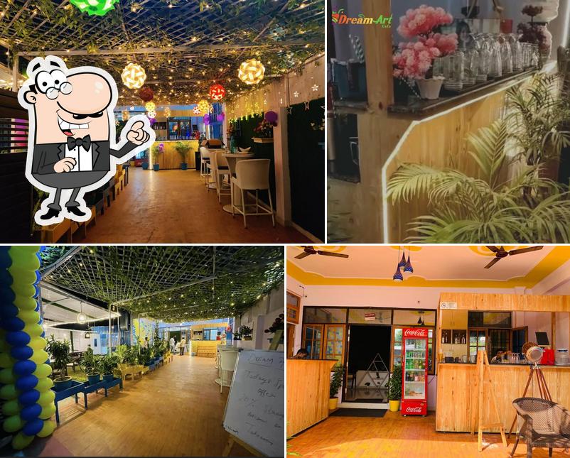 Check out how Dream Art Cafe Banquet & Restaurant - Jankipuram looks inside