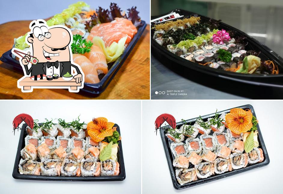 Escolha diversas opções de sushi