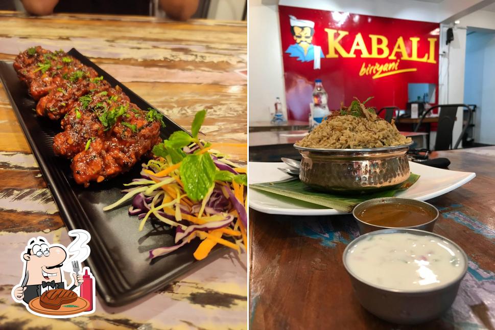 Try out meat meals at Kabali Biriyani