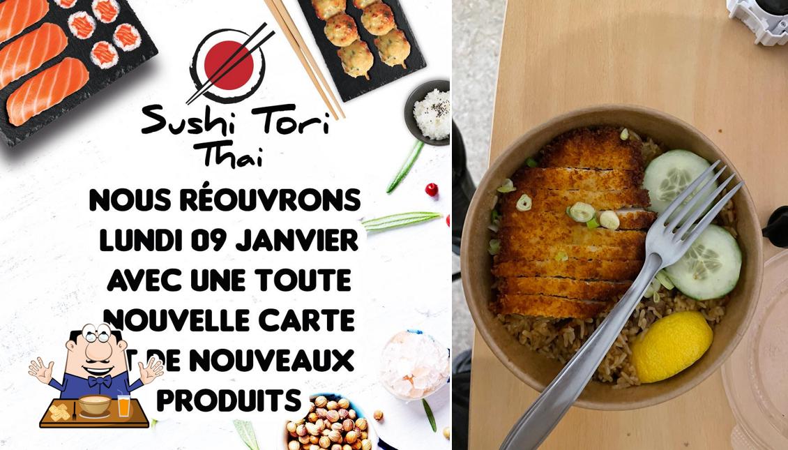 Plats à Sushi Tori Thaï