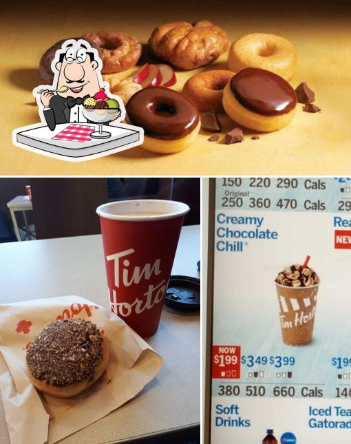 Tim Hortons offre une variété de plats sucrés