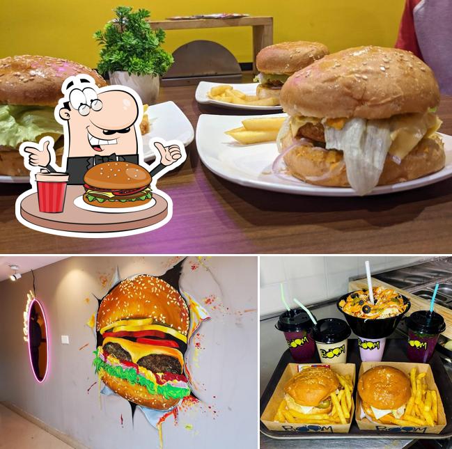 Order a burger at BOOM - Fries Burgers & Shakes