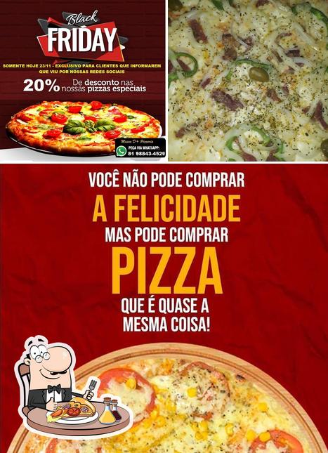 Peça diferentes tipos de pizza