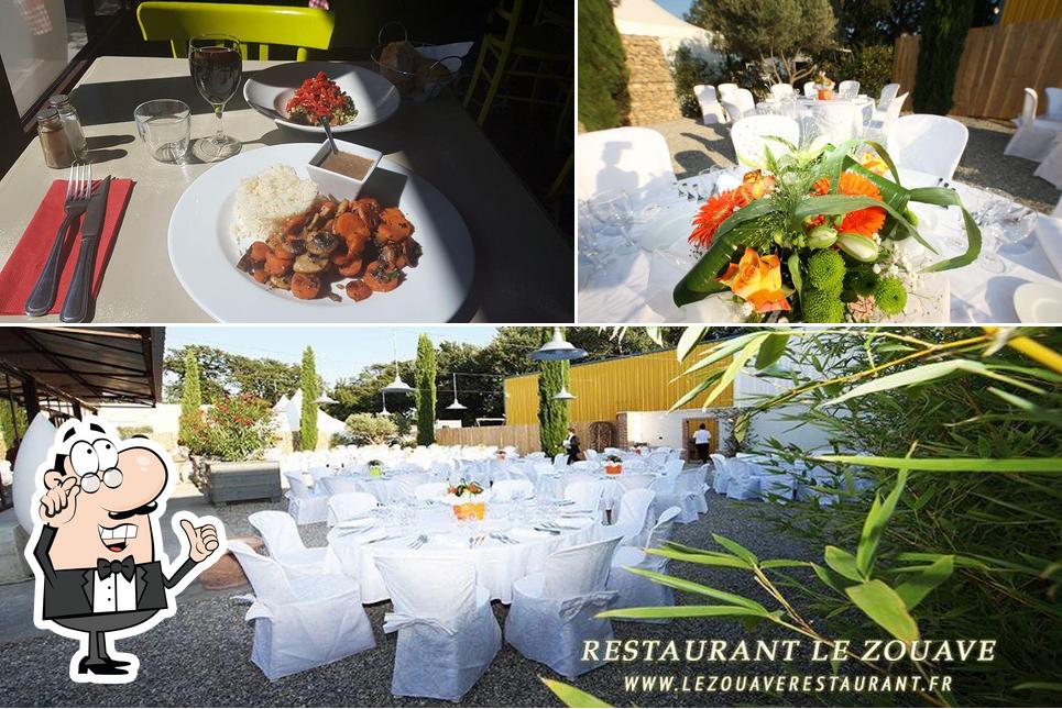 Installez-vous à l'une des tables de Restaurant Le Zouave - Avignon - Courtine