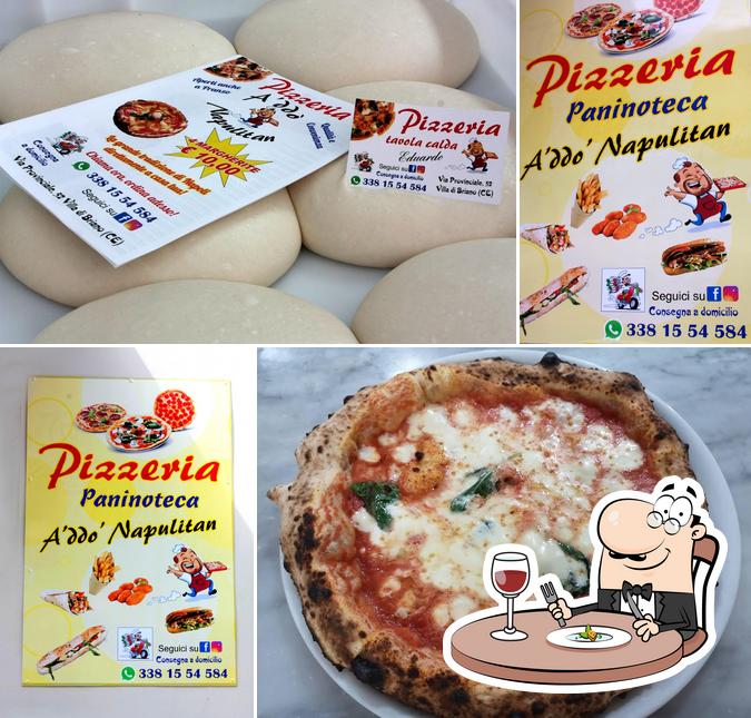 Nourriture à Ristorante Pizzeria A'ddo Napulitan Villa di Briano