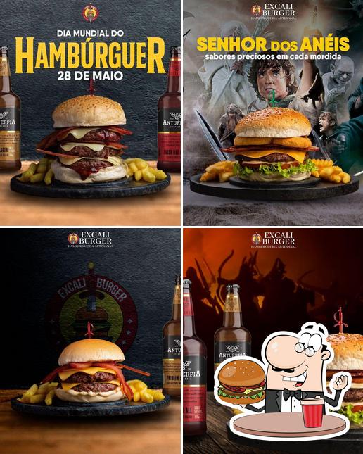 Experimente um hambúrguer no Excaliburger Santa Inês