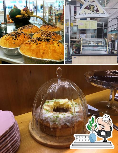 Entre diferentes coisas, exterior e comida podem ser encontrados no Churrascaria Triângulo