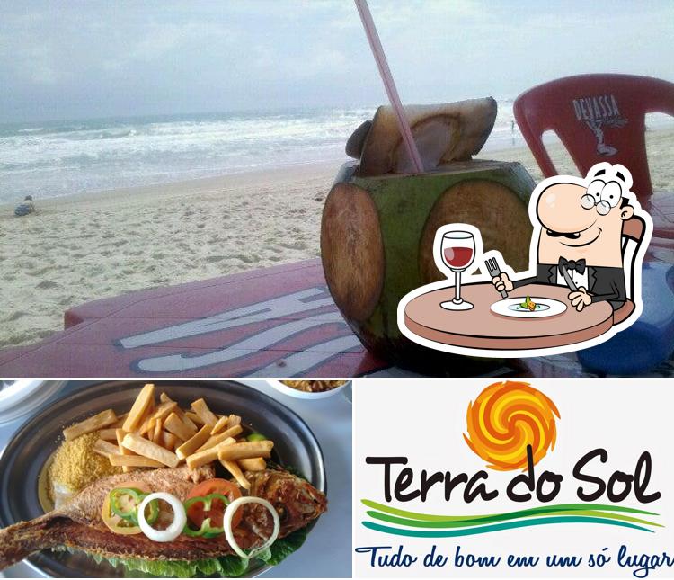 Comida em Restaurante Terra do Sol